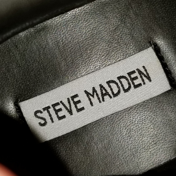 Steve Madden Women's Black Industry Knee Size 10M - Picture 16 of 16